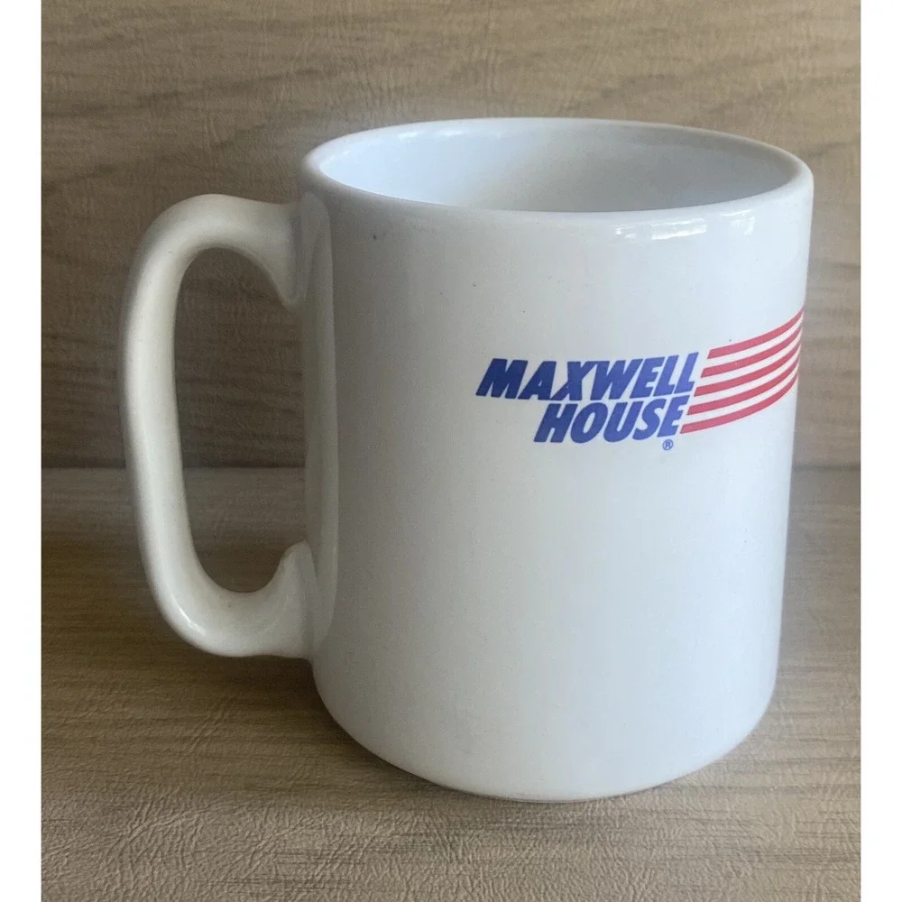 US OLYMPIC FIGURE SKATING 1984 TEAM Coffee Mug Cup Maxwell House Pfaltzgraff